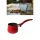 Evren Non-stick 6 No Cezve 400 ml Bakalit Kulplu (KAPASİTE: 6 KAHVE FİNCANI) Kırmızı